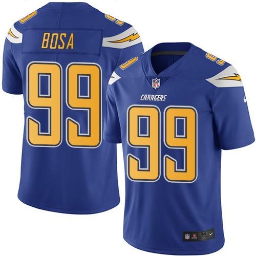 Nike Men & Women & Youth Chargers 99 Joey Bosa Electric Blue Color Color Rush Limited Jersey,We sell and wholesale Nike Men & Women & Youth Chargers 99 Joey Bosa Electric Blue Color Color Rush Limited Jersey on line form chian!